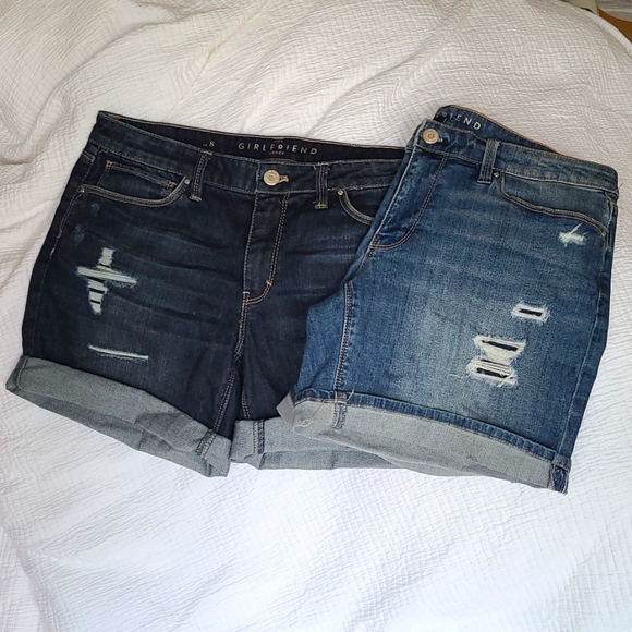 White House Black Market Pants - NWOT ❤️ Two WHBM Girlfriend Distressed Denim Jean Shorts